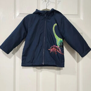 Carter's Baby Boy Dino Print Design Mid-weight Jacket in Size 24 Months
